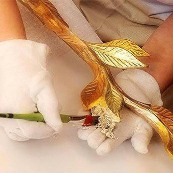 Gilded with 24-carat gold | Natalis - Emozioni d'Arte