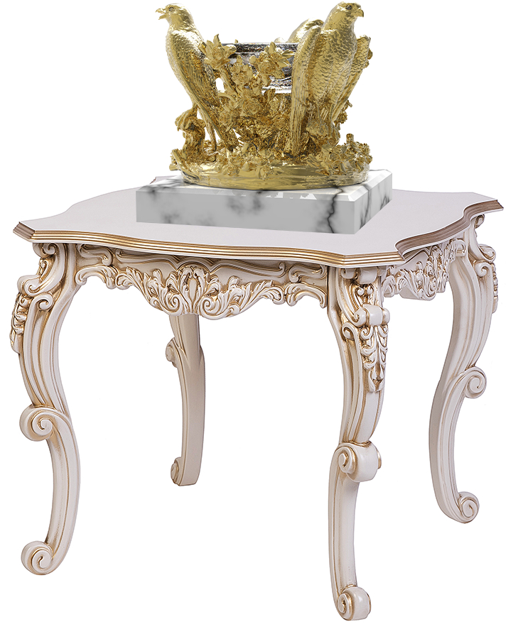 AMBROSIA Golden crystal bowl on the table | Natalis - Emozioni d'Arte