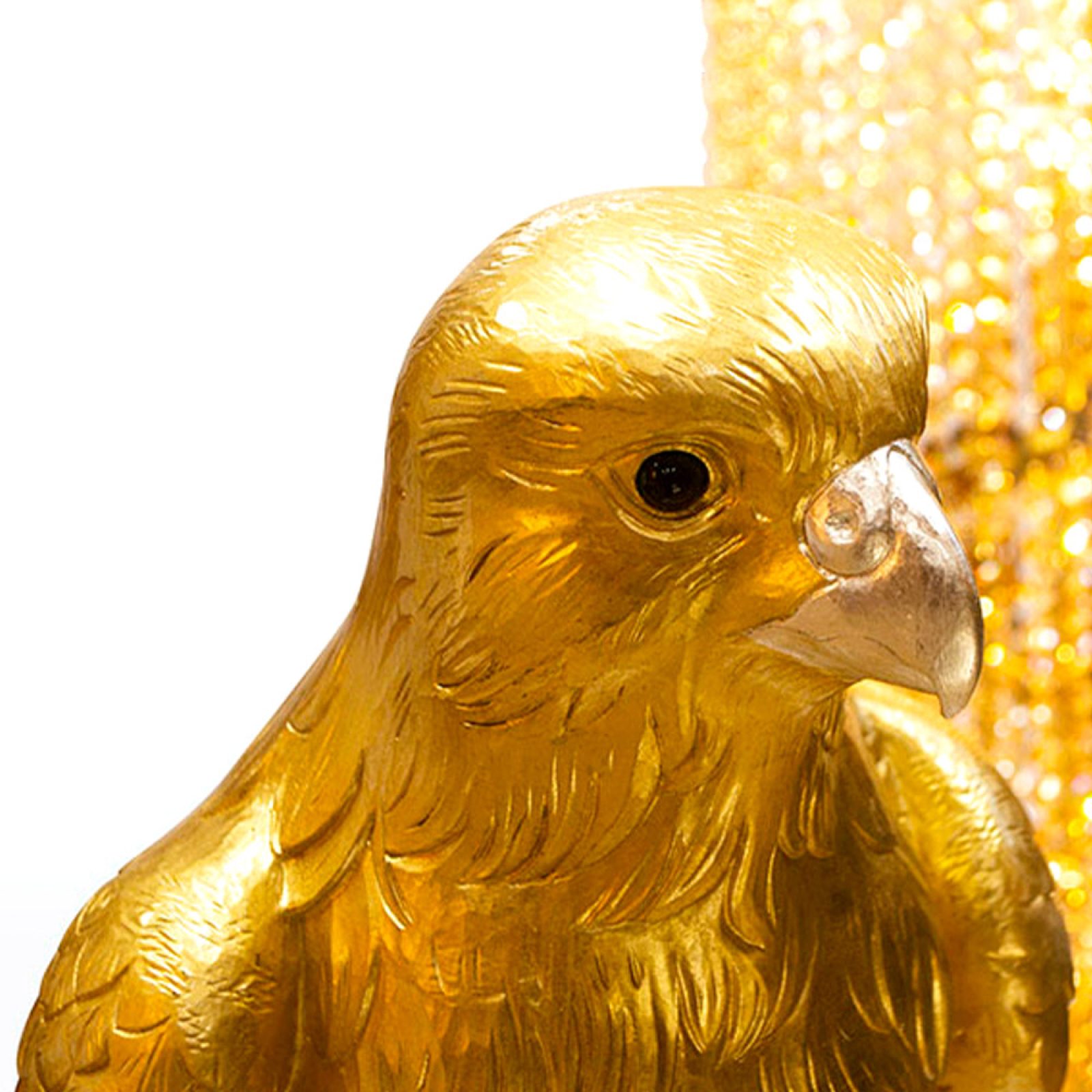 Crystal Lamps Kaddour - the sculpture by hand with various shades of 24-karat gold leafs | Natalis Luxus