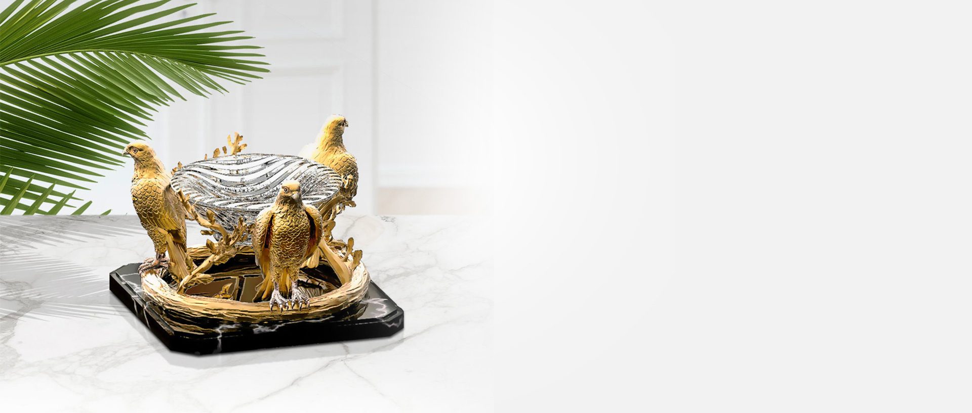 Hero image | Golden crystal bowl AGAUE