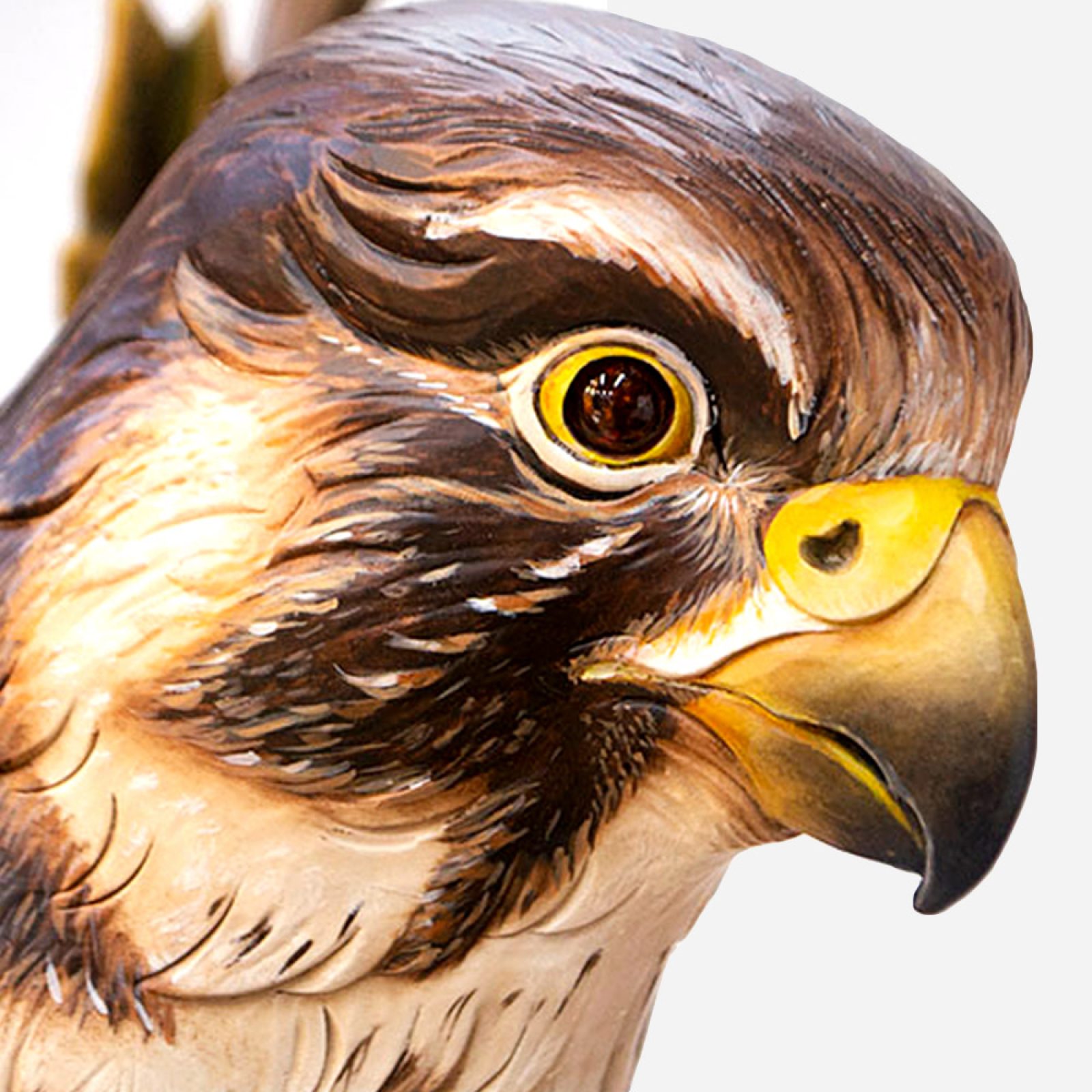 Wooden sculpture of Falcon | Natalis Luxus